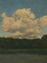 Clouds at Dusk - oil on linen panel  8x6 inches
