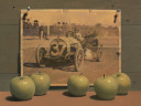 Racing with Apples - oil on linen panel  18x24 inches